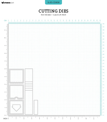 SL Cutting Dies Waterfall Effect Essentials 9 PC