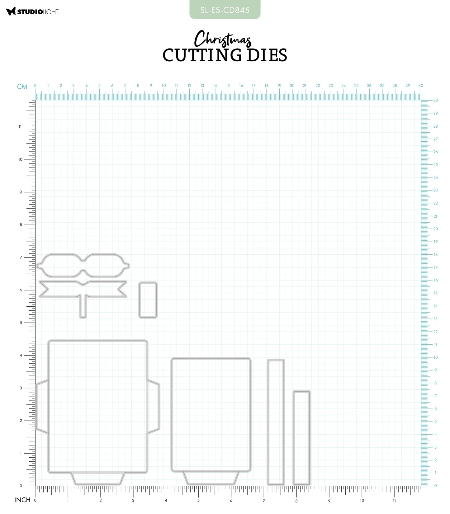 SL Cutting Dies Pass Holder Gift Essentials 7 PC