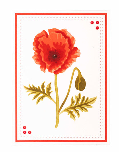 SL Mask Poppy Flowers Essentials 150x210x1mm 1 PC nr.196