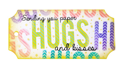 SL Mask & Stamp Hugs Sentiments Essentials 155x155x3mm 9 PC nr.04