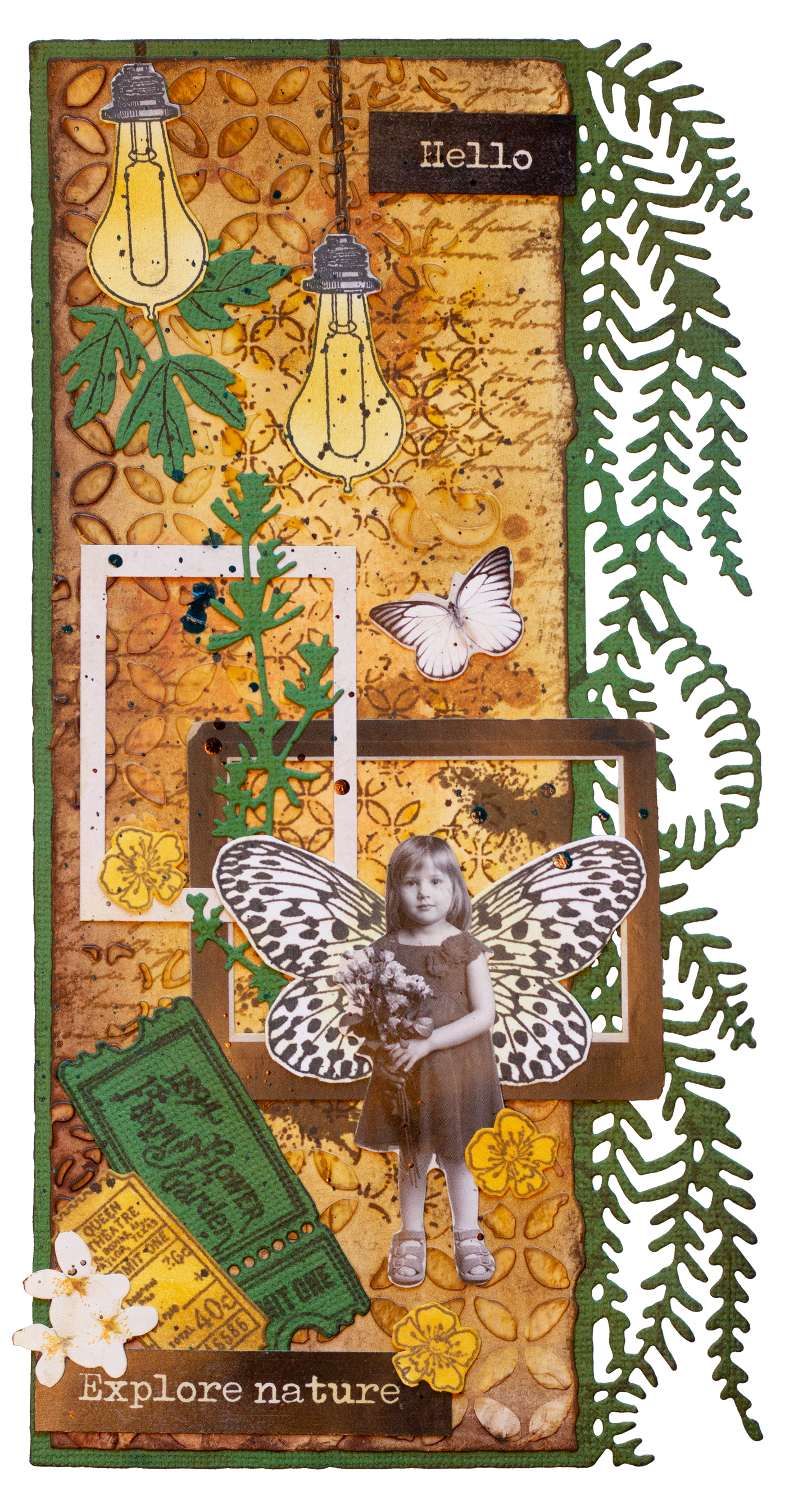 SL Cutting Die Botanical Elements Grunge Collection 13 PC
