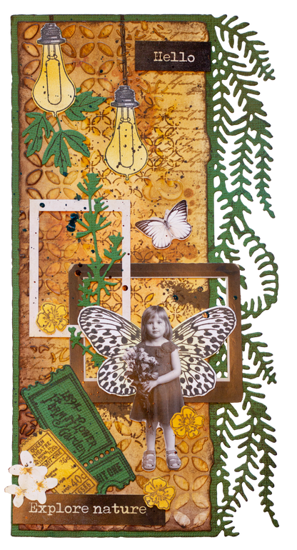 SL Cutting Die Botanical Elements Grunge Collection 13 PC