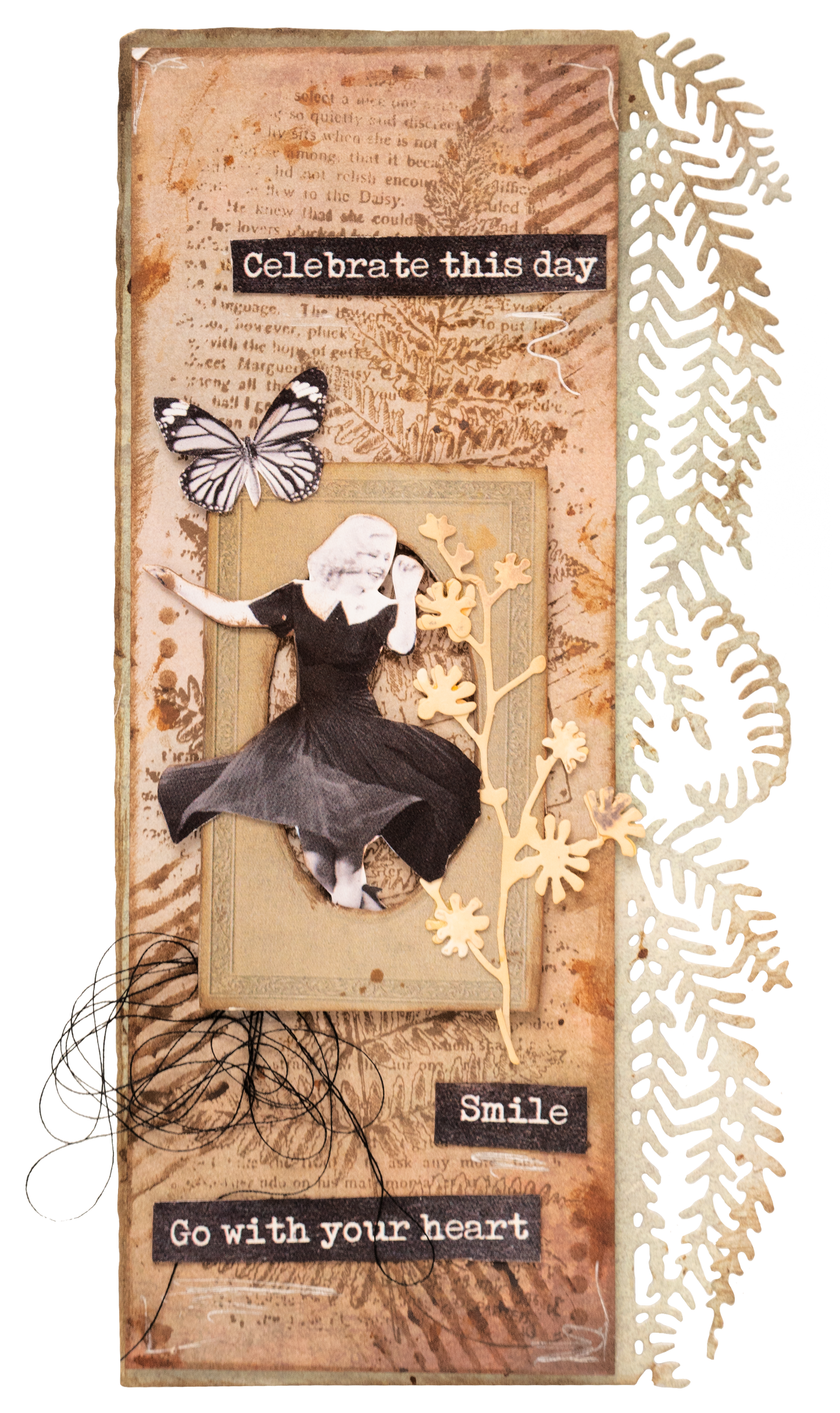 SL Cutting Die Slimline & Label Grunge Collection 4 PC