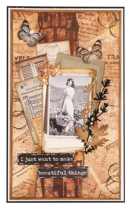 SL Paper Pad Grunge Botanics Grunge Collection 36 SH