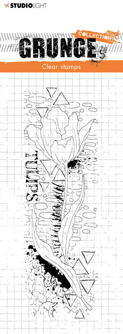 SL Clear Stamp Tulip Grunge Collection 148x52,2x3mm 1 PC nr.198
