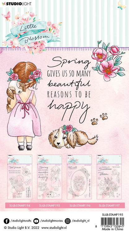 SL Clear Stamp Puppy Love Little Blossom 105x148x3mm 1 PC nr.195