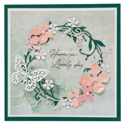 SL Cutting Dies Floral Wreath Nature Lover 101x143x1mm 11 PC nr.771