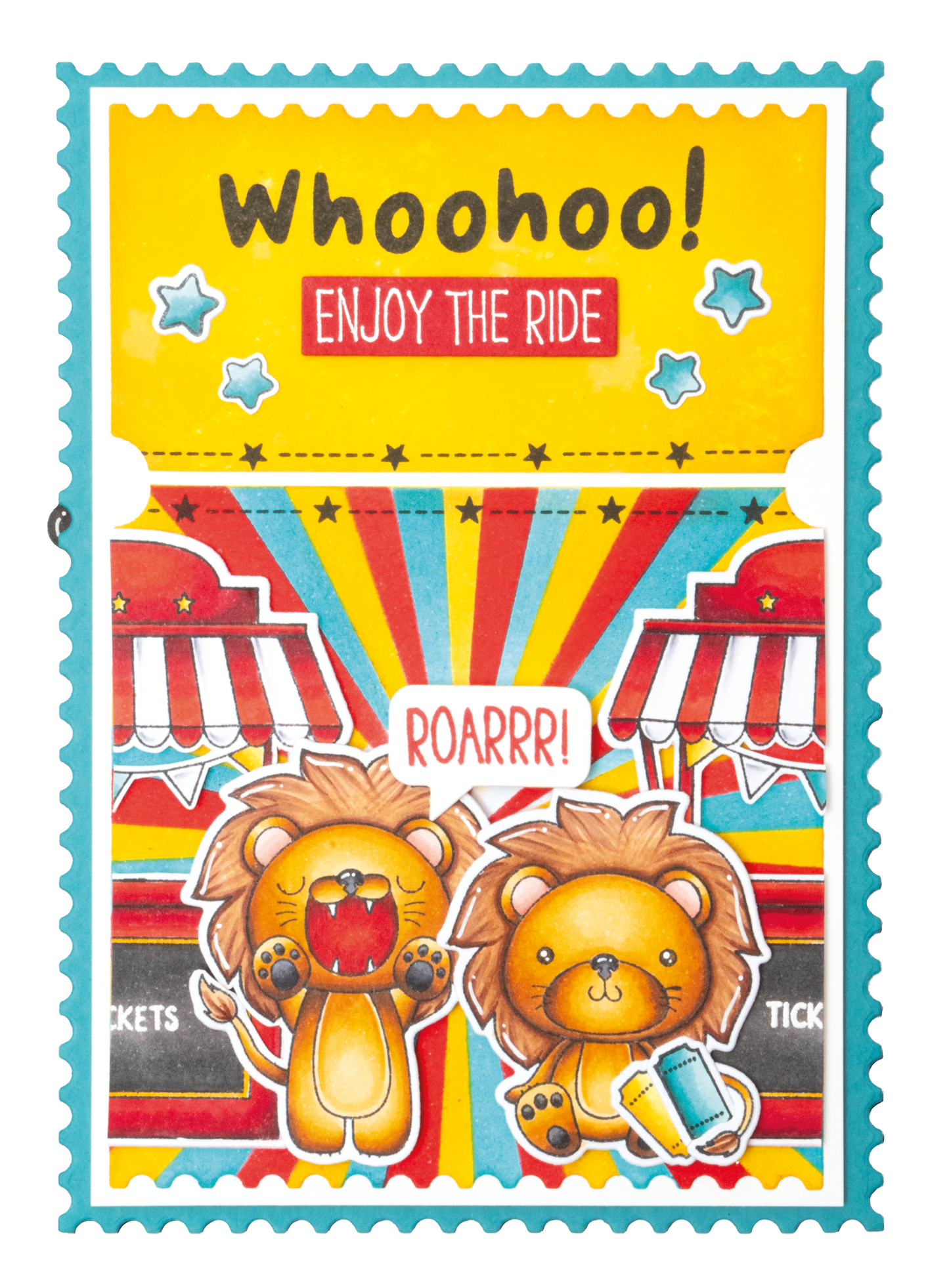 SL Stamp & Die Theme Park Sweet Stories 14 PC