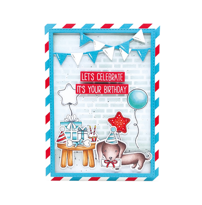 SL Clear Stamp Let's Celebrate Sweet Stories 10 PC
