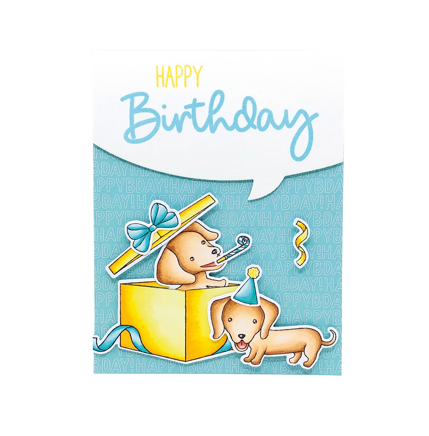 SL Stamp & Cutting Die Happy Birthday Sweet Stories 4 PC