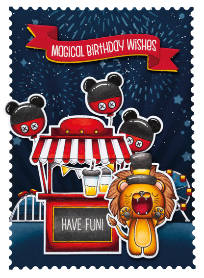 SL Stamp & Die Theme Park Sweet Stories 14 PC