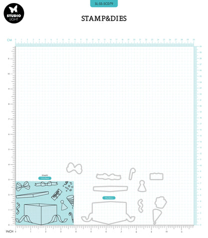 SL Stamp & Cutting Die Party Time Sweet Stories 20 PC