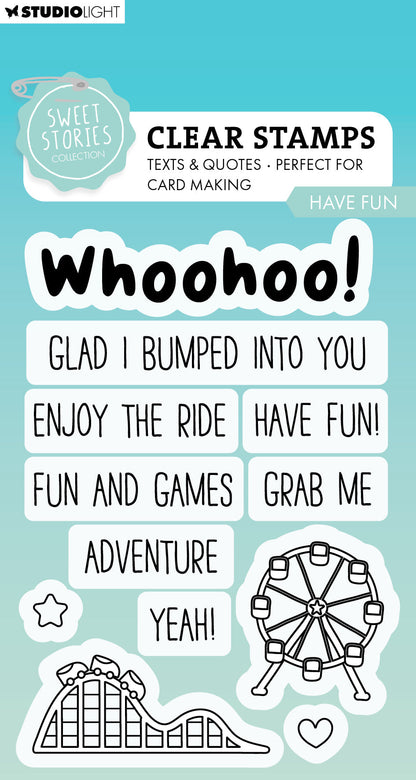 SL Clear Stamp Have Fun Sweet Stories 12 PC