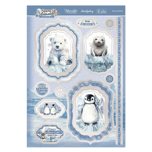 Snowy Scenes Luxury Topper Set