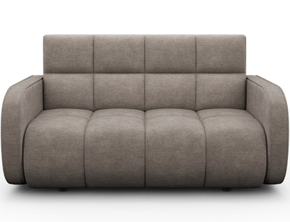 Deverio 3 Seater Condo Size Storage Sleeper Sofa - Mocha Brown