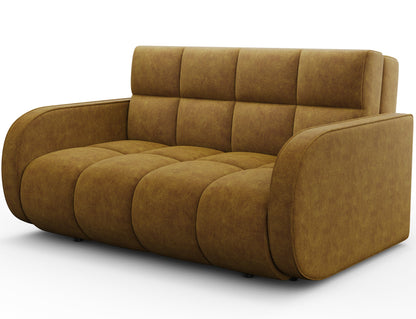 Deverio 3 Seater Condo Size Storage Sleeper Sofa - Mustard