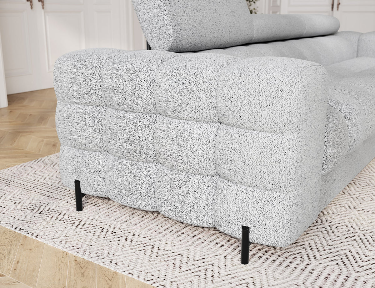 Festello 3 Seater Sleeper Sofa - Light Grey