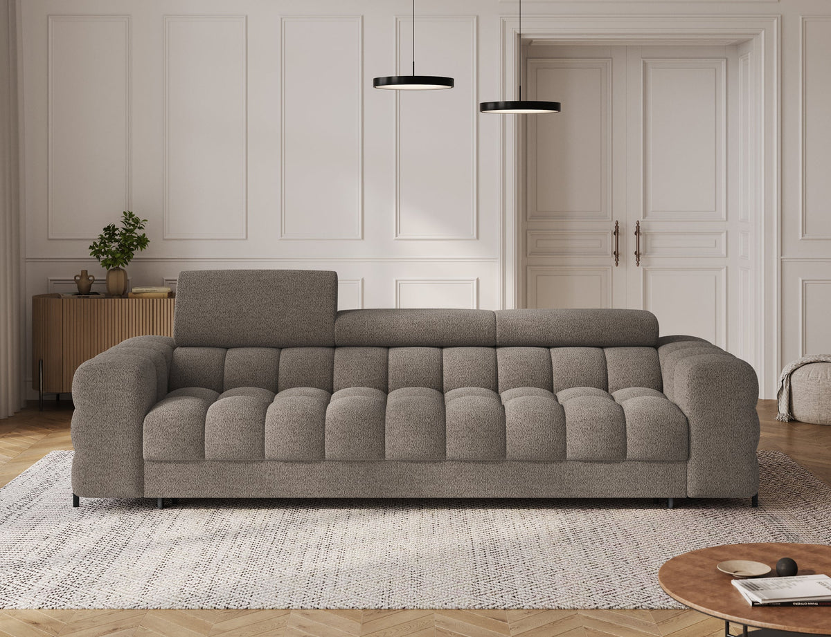 Festello 3 Seater Sleeper Sofa - Brown
