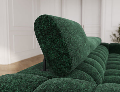 Festello 3 Seater Sleeper Sofa - Emerald Green