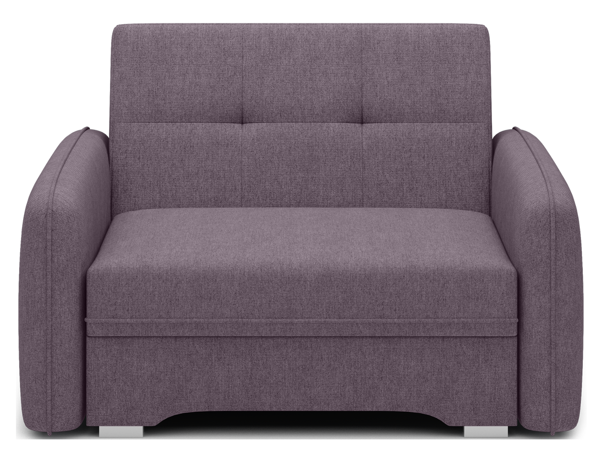 Laine Condo Style 1 Seater Storage Sleeper Sofa - Plum Purple