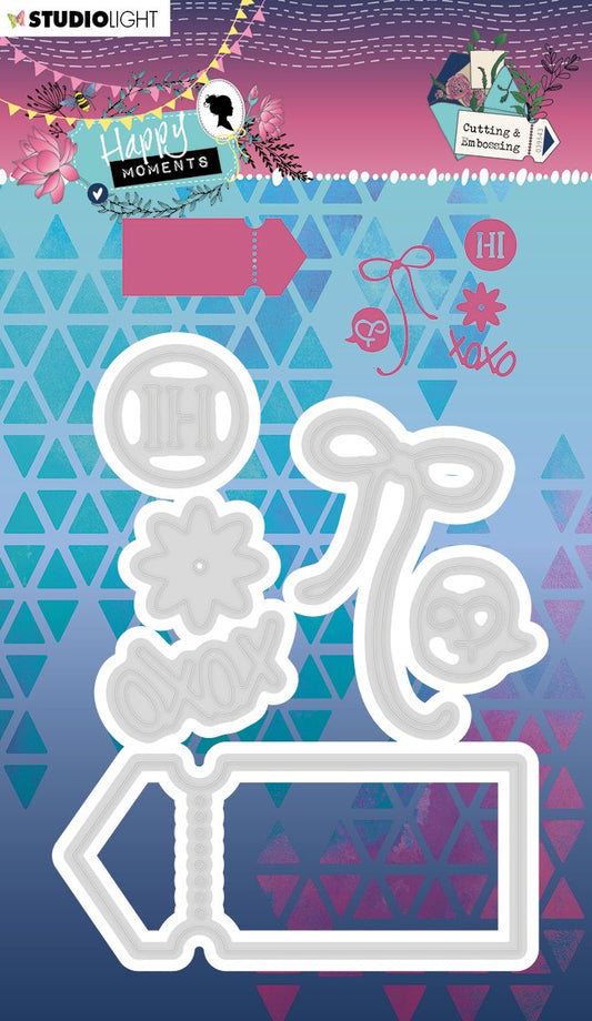 Embossing Die 88x115 mm, Happy Moments nr.291