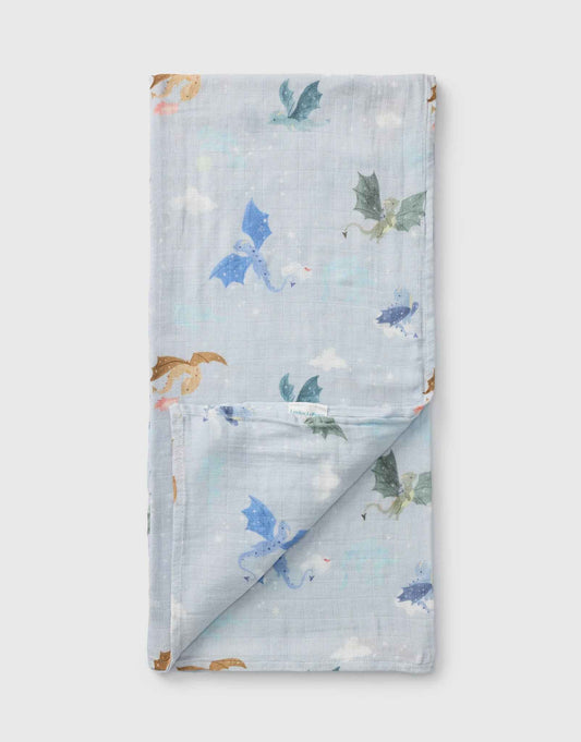 Muslin Swaddle - Magical Dragons