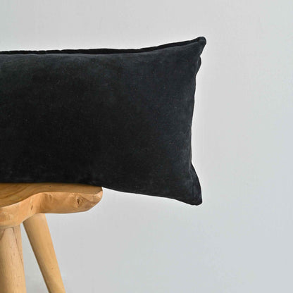 VELVET - HOTEL COLLECTION BLACK LUMBAR