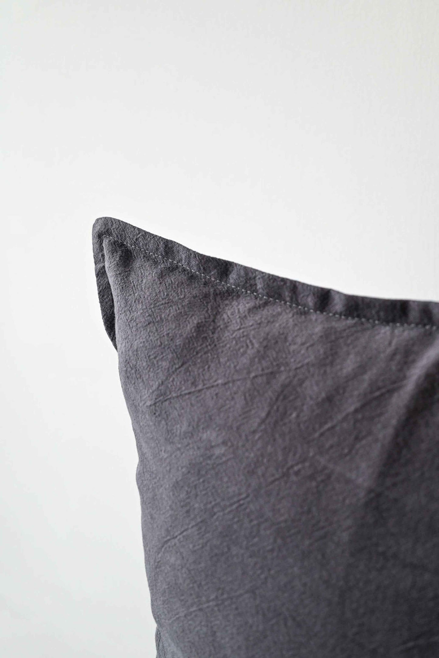 Cotton/ Linen Pillow Cover - Grey - 18" x 18"