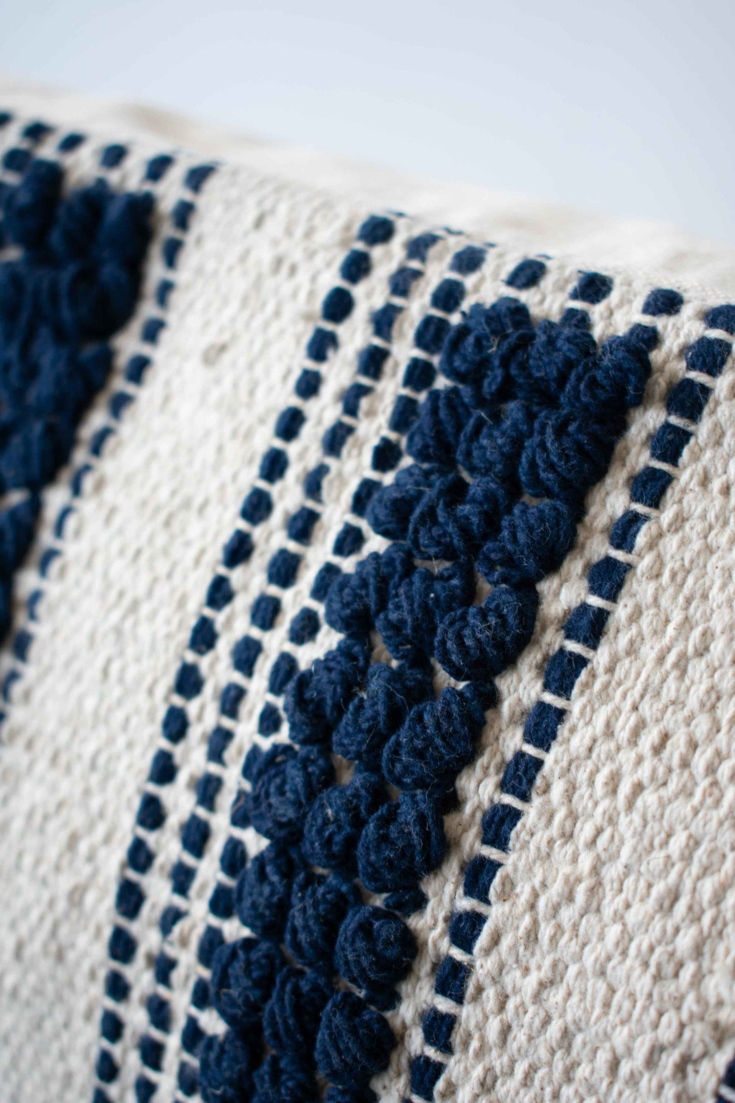 COTTON CANVAS - NAVY RIPPLE