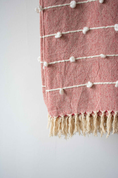 THROW BLANKET - ROSEWOOD