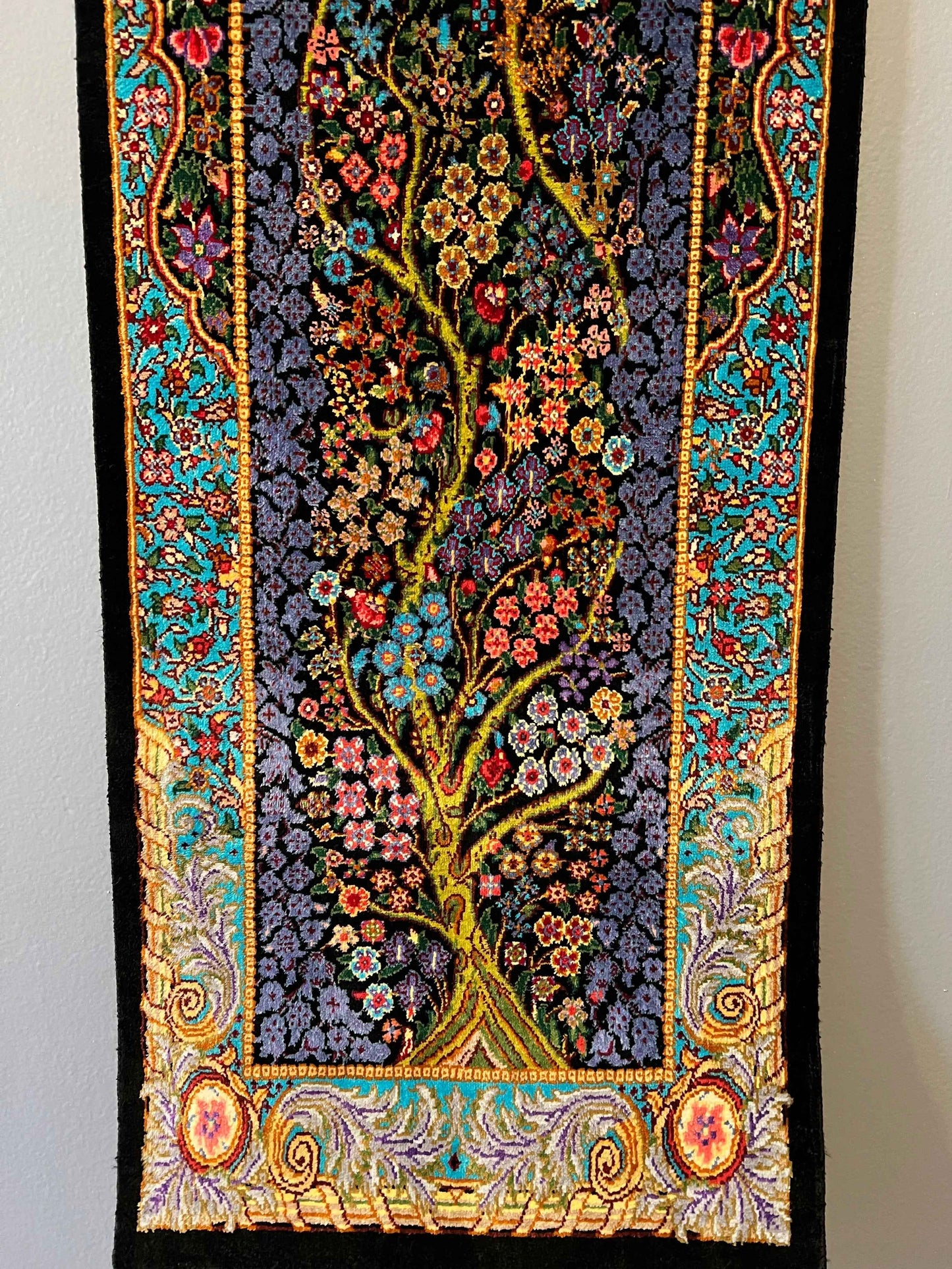 Silk Tableau Rug | 3' 4" x 1'