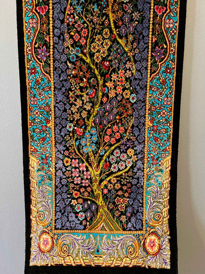 Silk Tableau Rug | 3' 4" x 1'
