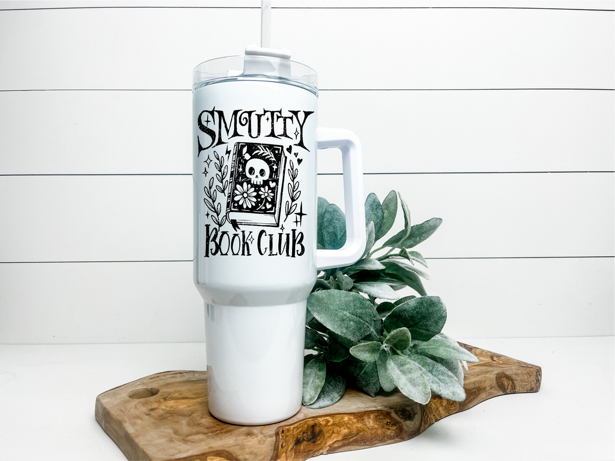 Smutty Book Club 40oz Tumbler | Bookish Tumbler
