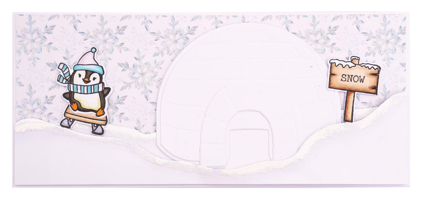 SS Cutting Die Snowy Fun Sweet Stories 130x270x1mm 1 PC nr.154