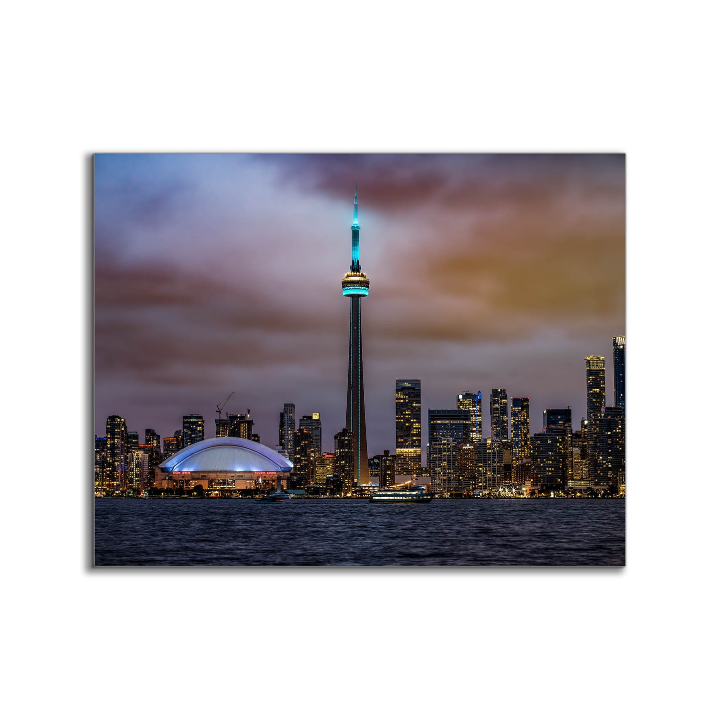 Wall Art The CN Tower, Roger Center and Lake Ontario