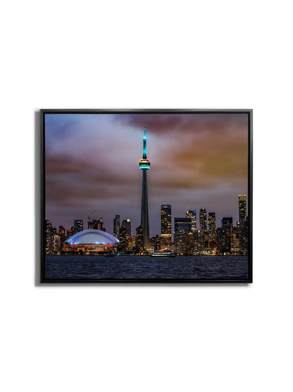 Wall Art The CN Tower, Roger Center and Lake Ontario