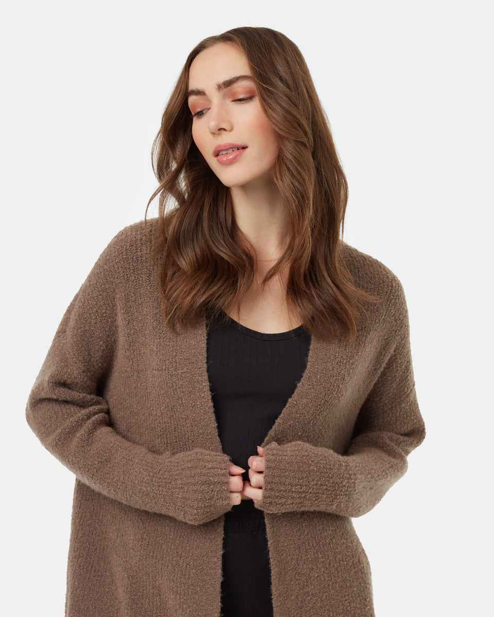 Highline Fuzzy Open Cardigan