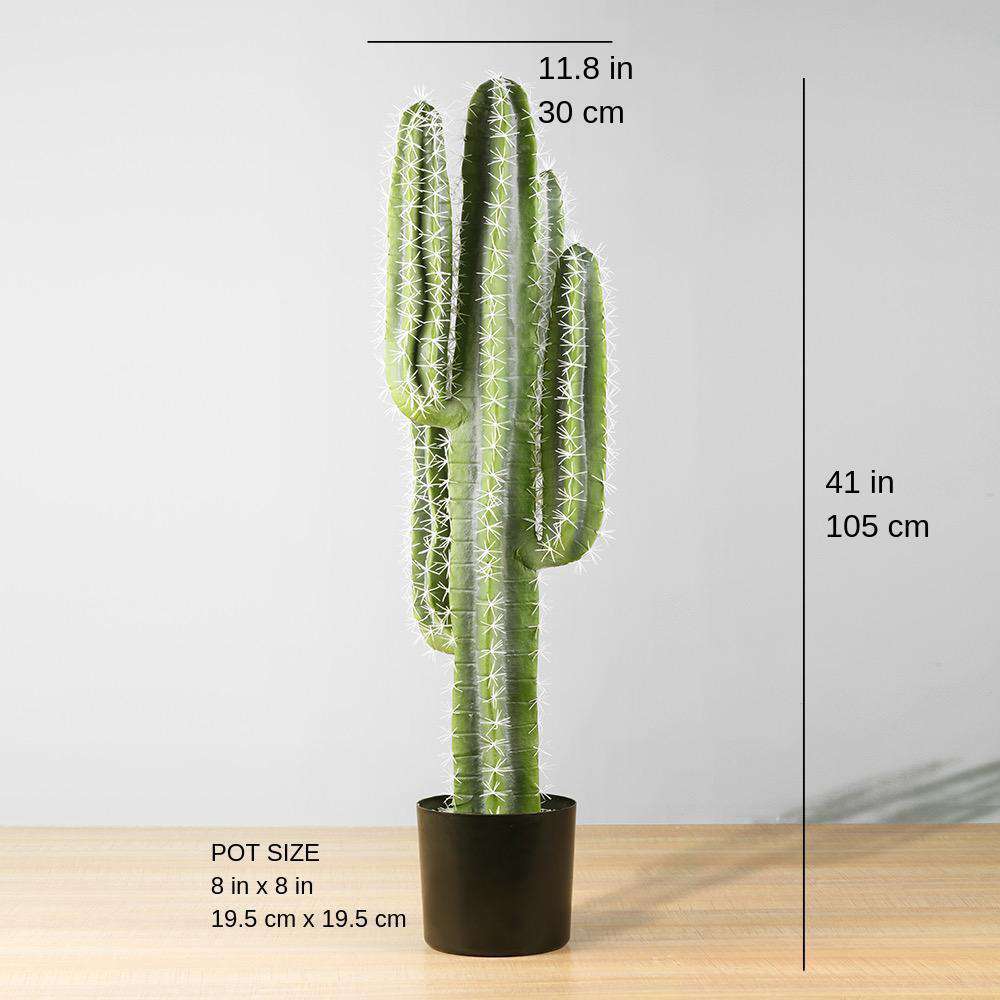 フェイクサボテン 鉢植え ティト 41インチ
