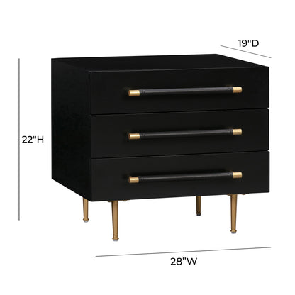 Slate 28" Storage Drawer Nightstand - Multiple Colors Available