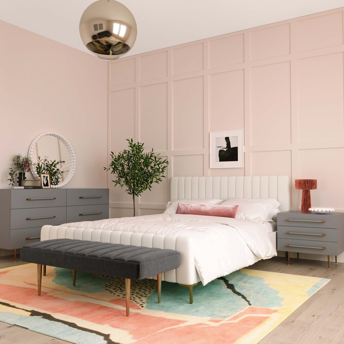 Slate 28" Storage Drawer Nightstand - Multiple Colors Available