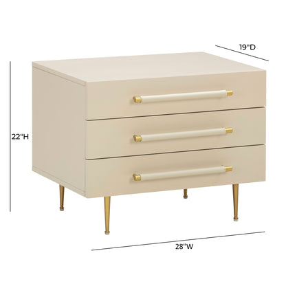 Slate 28" Storage Drawer Nightstand - Multiple Colors Available