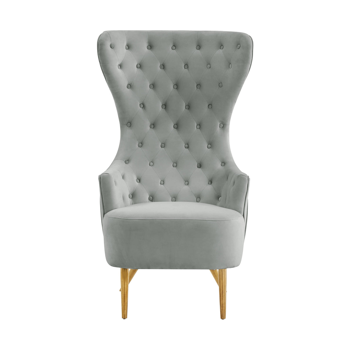 Sinaia Tufted Velvet Wingback Accent Chair - Multiple Color Options