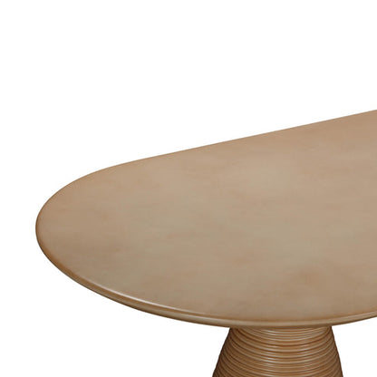 Tideway 87" Indoor/Outdoor Oval Dining Table - Terracotta