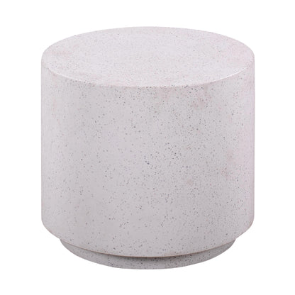Sunbay Indoor/Outdoor Speckled Round Concrete Side Table