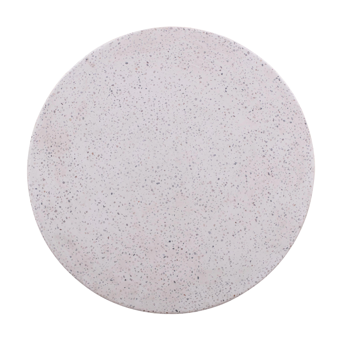 Sunbay Indoor/Outdoor Speckled Round Concrete Side Table