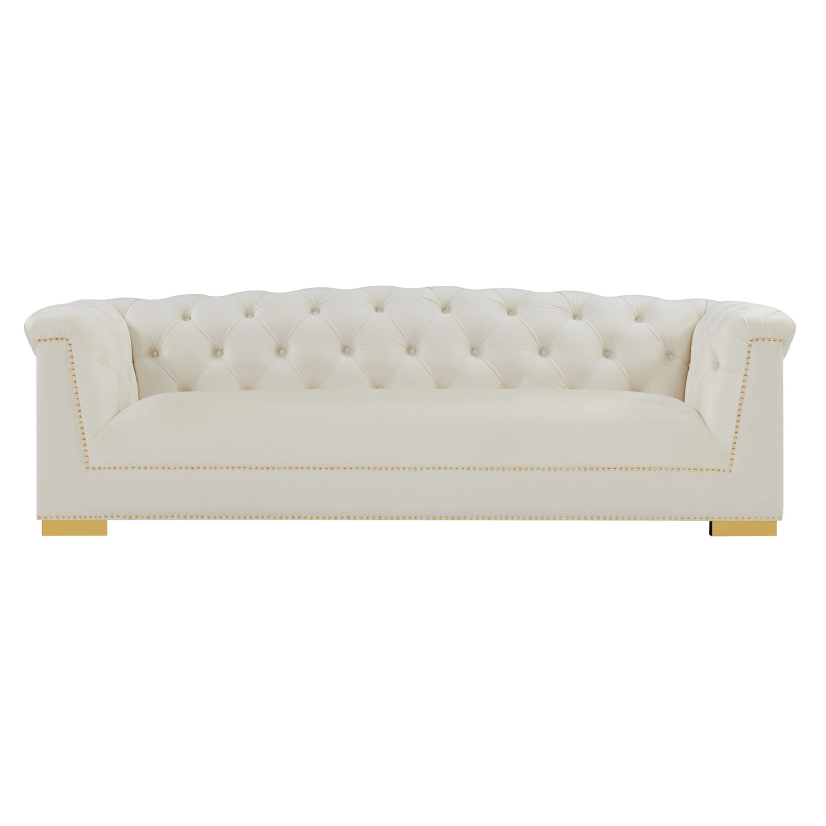 Tulcea Luxury Velvet Tufted Sofa - Multiple Colors Available