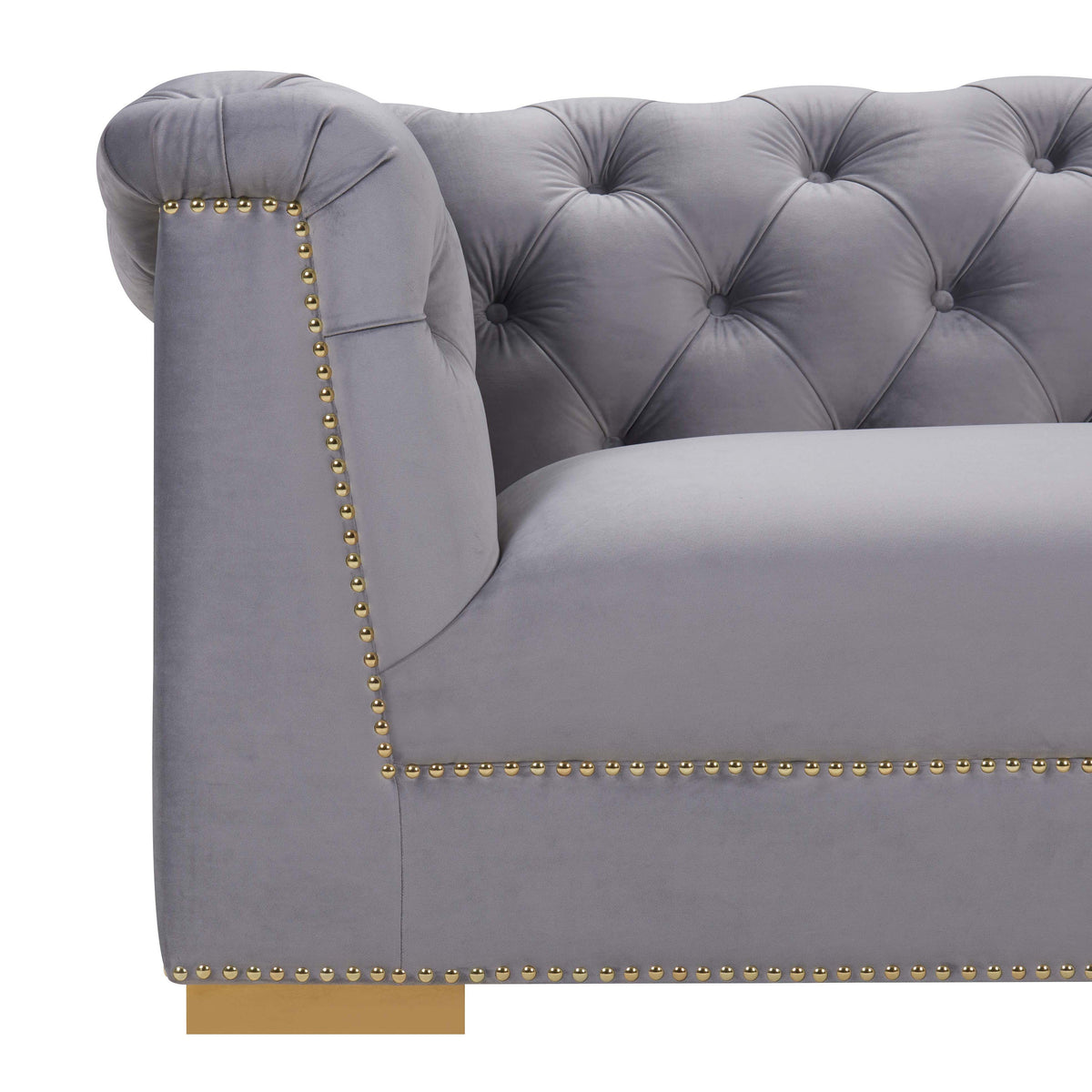 Tulcea Luxury Velvet Tufted Sofa - Multiple Colors Available