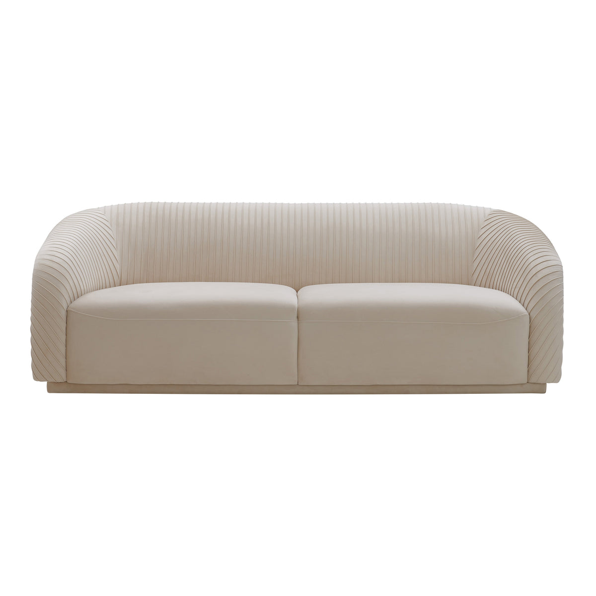 Marcela Luxury Velvet Pleated Sofa - Multiple Colors Available