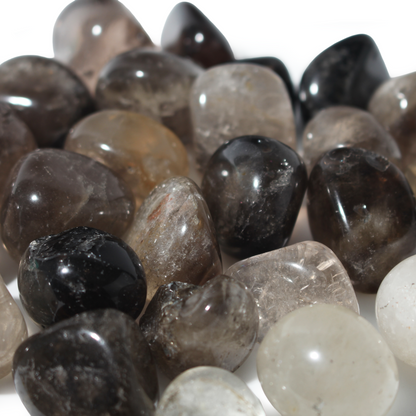 Smoky Quartz Tumbled Stone - Light/Dark