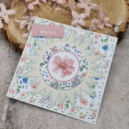The Paper Boutique Sunny Gardens 8 in x 8 in Colour Card Pad